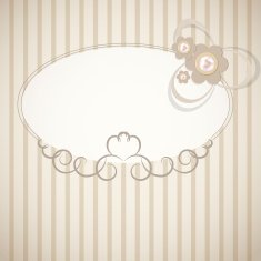 Frame in retro vintage background Vector illustration N9