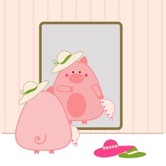 Trying hats