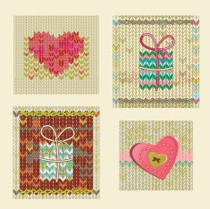 Set of greetings cards