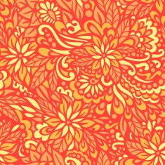 Golden Autumn Seamless decorative pattern