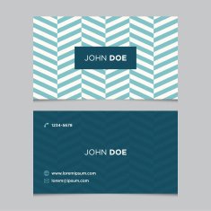 Business card template with background pattern 03