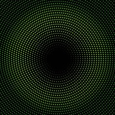 green circle of halftone vector illustration 10 eps N3