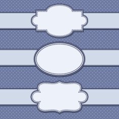 vector set simple texture and vintage ribbons N4