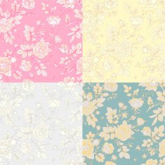 Seamless roses pattern N19