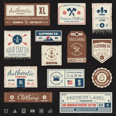 Vintage clothing tags N2