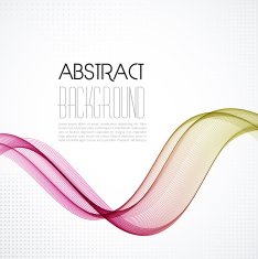 Abstract smoky waves background Template brochure design N72