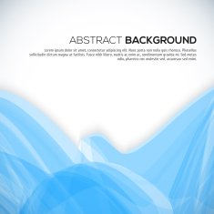 Abstract 3D blue wavy background