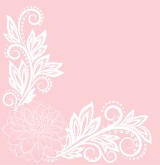beautiful lace flower in the corner N2