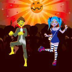Zombie Disco Halloween Party
