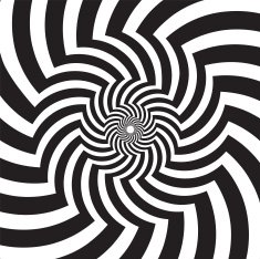 Vector Optical Art Infinity Tunnel