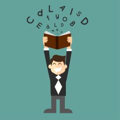businessman student with a book in hand N2