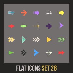 Flat icons set 28 N2