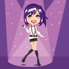 Fashion Teen Singer