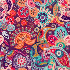 Vector Seamless Paisley Pattern N7