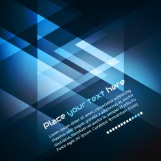 Elegant Geometric Blue Background N7