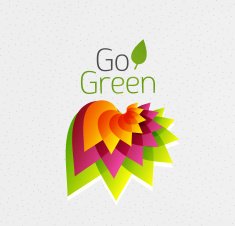 Vector shiny nature background