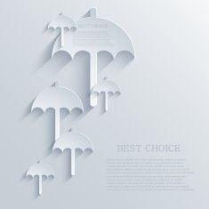 Vector creative umbrella background Eps 10