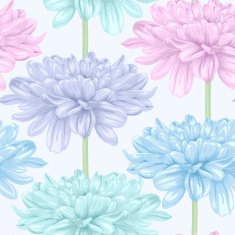 Beautiful seamless background with dahlia