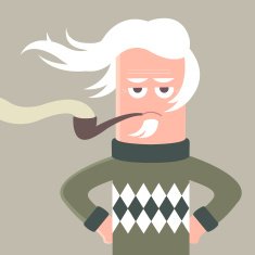 Old age elderly OAP fossil man