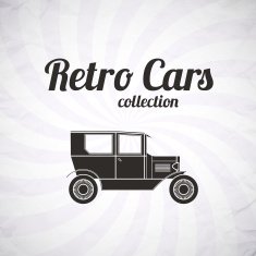 Retro car vintage collection N6