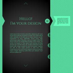 Blurred web design template N12