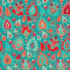Seamless turkish floral pattern