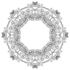 Circle ornament N34