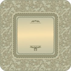 vintage frame with floral ornament N7