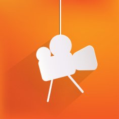 Videocamera web icon flat design N14