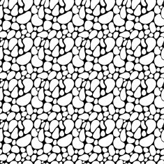 Abstract print animal seamless pattern in black and white N2