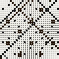 abstract black and white polka dot pattern background