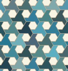 seamless islamic geometric tiles pattern