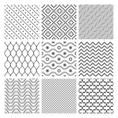 Geometric seamless patterns N19