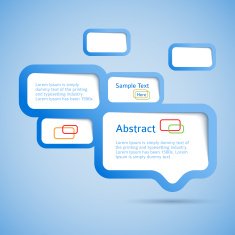 Abstract web design bubble vector N4
