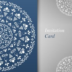 Invitation card template N14