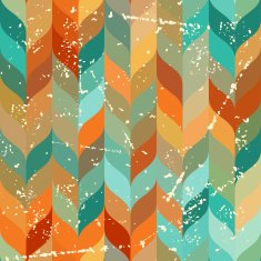 Seamless grunge pattern in retro style N4