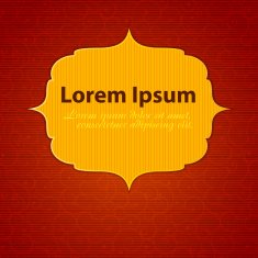 Vintage background with golden frame vector illustration N5