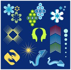 Abstract Design Elements 1 - Vector