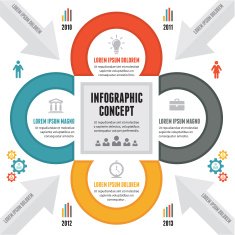 Infographic Concept - Vector Scheme with Icons N10