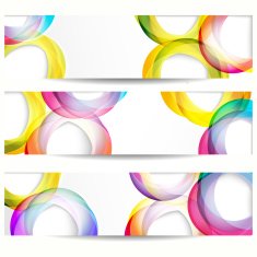 Abstract banners N12