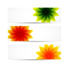 Vector nature banners