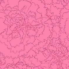 Beautiful seamless background with pink carnation N3