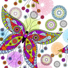 Seamless vivid spring pattern