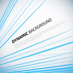 Dynamic colorful stripes Blue Vector abstract background