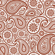 seamless pattern with paisley N32