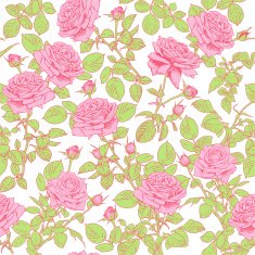 Roses Seamless PAttern N19