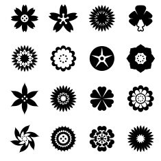 Flower Icon Set N3