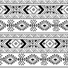 Ethnic ornamental textile seamless pattern N52