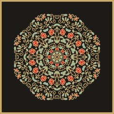 Decorative rosette N9