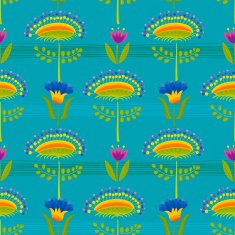 Floral Pattern N605